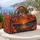 Ocean Sunset Waves And Bohemian Blooms For Beach Getaways And Coastal Travel Quilted Weekend Bag - 5