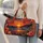 Ocean Sunset Waves And Bohemian Blooms For Beach Getaways And Coastal Travel Quilted Weekend Bag - 2
