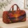 Ocean Sunset Waves And Bohemian Blooms For Beach Getaways And Coastal Travel Quilted Weekend Bag - 4