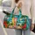 Tropical Surfboards and Palm Trees for Sunny Beach Getaways and Coastal Vacation Travel Quilted Weekend Bag - 2