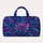 Violet Blue Radiating Waves for Coastal Getaways, Beach Days, and Summer Travel Quilted Weekend Bag - 6
