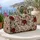 Vintage Red Rose Florals for Romantic Getaways and Everyday Travel, Women and Men Quilted Weekend Bag - 5