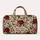 Vintage Red Rose Florals for Romantic Getaways and Everyday Travel, Women and Men Quilted Weekend Bag - 6