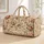 Vintage Rose And Vine Florals For Romantic Getaways And Everyday Travel Quilted Weekend Bag - 1
