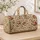 Vintage Rose And Vine Florals For Romantic Getaways And Everyday Travel Quilted Weekend Bag - 4