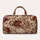 Vintage Burgundy Rose Botanicals for Spa Retreats, Yoga Days, and Weekend Getaways Quilted Weekend Bag - 6
