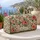 Coral Rose and Sage Botanical Flowers for Beach Getaways and Relaxed Weekend Travel Quilted Weekend Bag - 5