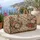 Vintage Ivory Rose Garden Blooms for Elegant Weekend Getaways and Travel Quilted Weekend Bag - 5