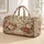 Vintage Ivory Rose Garden Blooms for Elegant Weekend Getaways and Travel Quilted Weekend Bag - 1