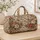 Vintage Ivory Rose Garden Blooms for Elegant Weekend Getaways and Travel Quilted Weekend Bag - 4