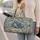 Blue Floral Paisley Botanicals for Camping Getaways and Outdoor Escapes for Everyone Quilted Weekend Bag - 2