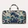 Navy Palm Tree Tropical Beach Art for Coastal Getaways and Summer Holidays Quilted Weekend Bag - 6