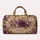 Vintage Violet Rose Florals for Tropical Beach Getaways and Leisure Travel Quilted Weekend Bag - 6