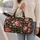 Pink Rose and Blossom Botanicals for Tropical Getaways, Beach Days, and Travel Style Quilted Weekend Bag - 2
