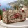Vintage Rose and Botanical Florals for Romantic Coastal Getaways and Summer Escapes Quilted Weekend Bag - 5