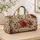 Vintage Rose and Botanical Florals for Romantic Coastal Getaways and Summer Escapes Quilted Weekend Bag - 4