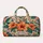 Coral Hibiscus Flowers Deep Teal Tropical Leaves Warm Ivory Botanical Ground Coral Hibiscus Quilted Weekend Bag - 6