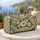Ivory Daisy And Green Foliage For Relaxed Coastal Getaways And Weekend Travel Quilted Weekend Bag - 5