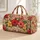 Tropical Hibiscus Florals for Beach Getaways and Relaxed Weekend Escapes Quilted Weekend Bag - 1