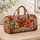Tropical Hibiscus Florals for Beach Getaways and Relaxed Weekend Escapes Quilted Weekend Bag - 4