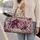 Purple Peony and Paisley Florals for Weekend Getaways, Yoga Days and Travel Lovers Quilted Weekend Bag - 2