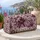 Purple Peony and Paisley Florals for Weekend Getaways, Yoga Days and Travel Lovers Quilted Weekend Bag - 5