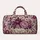 Purple Peony and Paisley Florals for Weekend Getaways, Yoga Days and Travel Lovers Quilted Weekend Bag - 6