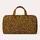 Golden Leopard Spots and Zebra Stripes for Chic Autumn Travel and Getaways Quilted Weekend Bag - 6