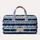 Navy Indigo Shibori Stripes for Coastal Getaways and Relaxed Summer Travel Lovers Quilted Weekend Bag - 6