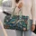 Sea Turtle Coastal Botanicals for Sunny Weekend Escapes and Relaxed Beach Getaways Quilted Weekend Bag - 2