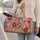 Red Tulip And Forget-Me-Not Florals For Spring Getaways And Garden Weekends Quilted Weekend Bag - 2