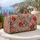 Red Tulip And Forget-Me-Not Florals For Spring Getaways And Garden Weekends Quilted Weekend Bag - 5