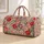 Red Tulip And Forget-Me-Not Florals For Spring Getaways And Garden Weekends Quilted Weekend Bag - 1