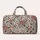Vintage Pink and Blue Floral Vines for Coastal Getaways and Relaxed Garden Escapes Quilted Weekend Bag - 6