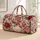 Vintage Rose Garden Florals for Weekend Getaways and Outdoor Adventures for Everyone Quilted Weekend Bag - 1