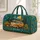 Vintage Camper Van and Sunflowers for Beach Trips, Camping, and Outdoor Adventures Quilted Weekend Bag - 1
