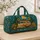 Vintage Camper Van and Sunflowers for Beach Trips, Camping, and Outdoor Adventures Quilted Weekend Bag - 4