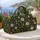 Botanical Floral Garden Motif for Yoga, Gym, Beach and Weekend Travel, Women and Men Quilted Weekend Bag - 5