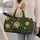 Vintage Rose Garden Florals for Camping Getaways and Relaxed Weekend Escapes Quilted Weekend Bag - 2