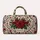 Crimson Rose Bouquet and Botanical Vines for Elegant Weekend Getaways and Holiday Travel Quilted Weekend Bag - 6