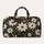 Bold Black and Cream Daisy Blooms for Picnics, Beach Days and Weekend Getaways Quilted Weekend Bag - 6