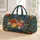 Vintage Wildflower Blooms for Beach Days, Yoga Trips and Weekend Getaways Unisex Quilted Weekend Bag - 1