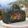 Vintage Wildflower Blooms for Beach Days, Yoga Trips and Weekend Getaways Unisex Quilted Weekend Bag - 5
