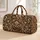 Ivory Baroque Scrollwork for Elegant Travel and Weekend Getaways for Women and Men Quilted Weekend Bag - 1