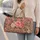 Vintage Rose And Eucalyptus Florals For Romantic Beach Getaways And Travel Quilted Weekend Bag - 2