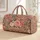 Vintage Rose And Eucalyptus Florals For Romantic Beach Getaways And Travel Quilted Weekend Bag - 1