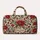 Ivory Rose Vine Botanical for Beach Holidays and Weekend Getaways for All Travelers Quilted Weekend Bag - 6