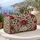 Ivory Rose Vine Botanical for Beach Holidays and Weekend Getaways for All Travelers Quilted Weekend Bag - 5