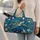 Sea Turtle and Coastal Shells for Sunny Beach Escapes and Relaxed Resort Travel Style Quilted Weekend Bag - 2