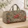 Vintage Botanical Paisley Flowers for Beach Holidays and Weekend Getaways, Unisex Quilted Weekend Bag - 4
